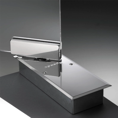 Bisagra de suelo para puerta de cristal
